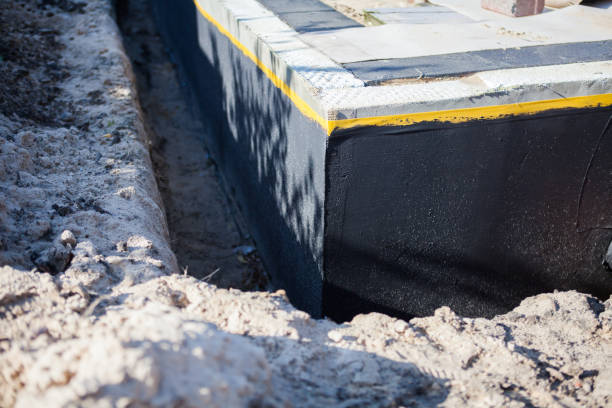 Residential Exterior Waterproofing installation at a Greenville, IN home by SJ Waterproofing Pros